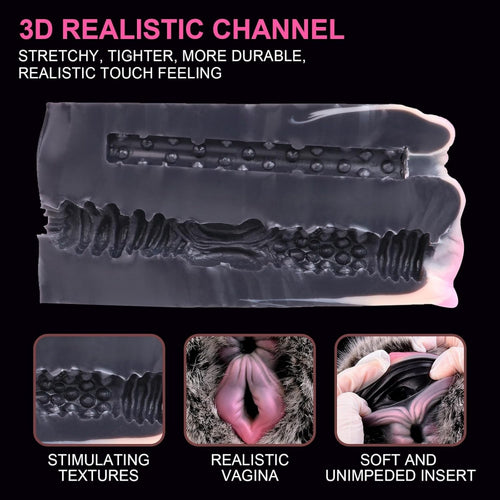 GEEBA Fantasy Cow-Themed Animal Pussy Monster Masturbator Furry Toy