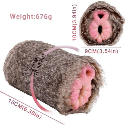 GEEBA Fantasy Masturbator Lion Themed Animal Pussy Dual Tunnel Male Toy