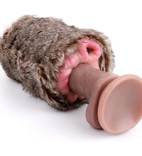 GEEBA Fantasy Masturbator Lion Themed Animal Pussy Dual Tunnel Male Toy