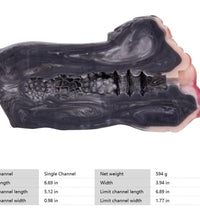 GEEBA Rabbit Inspired Animal Pussy Pocket Strokers Male Masturbator Reusable Silicone Toy