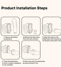 Venusfun G-Spot Stim Dildo with Thrusting & Vibrating Hands-Free Sex Machine