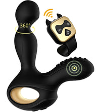 Venusfun Heated Silicone Prostate Massager for Men with Dual Motors 10 Vibration Modes Remote Control