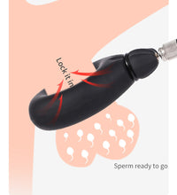 Inflatable Anal Plug with Penis Ring Silicone Scrotum Restraints