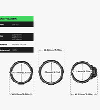 Cock Ring Skull Triple Ring Set Penis Rings Male Sex Delay Ring