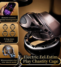 LOCKINK Electric Eel Estim Chastity Cage with App Control for BDSM Shock Play for Men