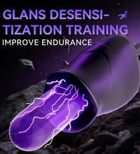 LOCKINK Electric Scorpion Glans Trainer with Prostate Massager Electro Stimulation Silicone Toy