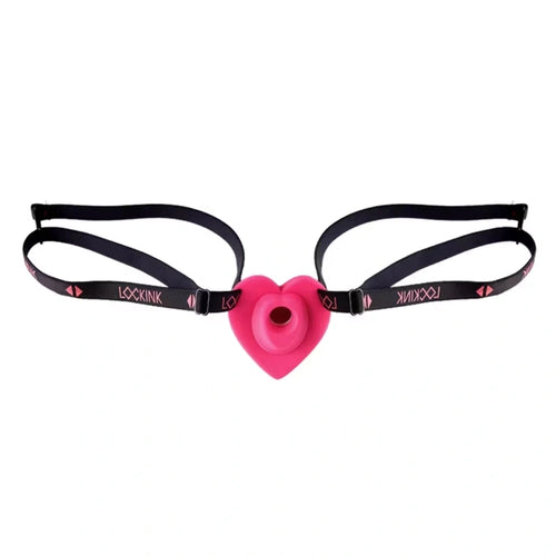 LOCKINK ROMEO Heart Shaped Wearable Clit Suction Vibrator with 10 Modes Remote Control