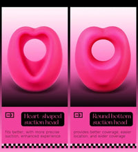 LOCKINK ROMEO Heart Shaped Wearable Clit Suction Vibrator with 10 Modes Remote Control