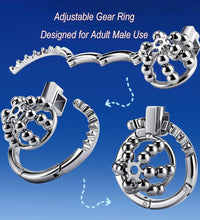 Venusfun Stainless Steel Male Chastity Device Adjustable Penis Cage for BDSM