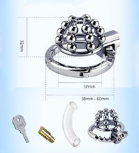 Venusfun Stainless Steel Male Chastity Device Adjustable Penis Cage for BDSM