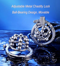 Venusfun Stainless Steel Male Chastity Device Adjustable Penis Cage for BDSM