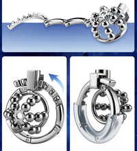 Venusfun Stainless Steel Male Chastity Device Adjustable Penis Cage for BDSM