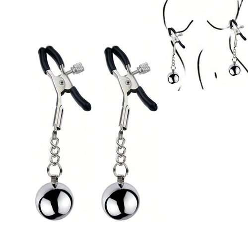 Nipple Clamps With Gravity Ball BDSM Sex Pleasure Toys For Women
