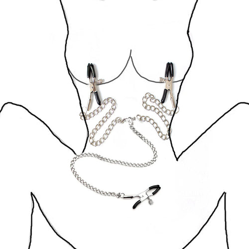 Venusfun Nipple & Clitoral Clamps – Adjustable with Chain