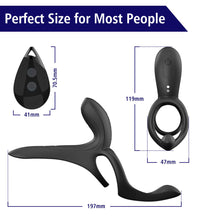 Cock Ring Silicone Male Sex Delay Sleeve Remote Control