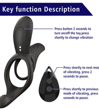 Cock Ring Silicone Male Sex Delay Sleeve Remote Control