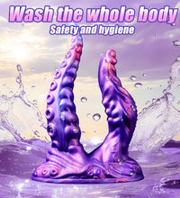 Venusfun Dual Use Octopus Suction Cup Dildo for Vaginal and Anal Pleasure Couples