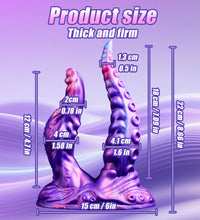 Venusfun Dual Use Octopus Suction Cup Dildo for Vaginal and Anal Pleasure Couples