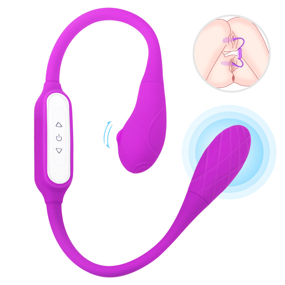 S-Hande Double Ended G-Spot Vibrator Anal Plug Clit Stimulator VenusFun-UK S-Hande Double Ended G-Spot Vibrator Anal Plug Clit Stimulator VenusFun-UK