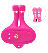 Rabbit Ears Vibrating Nipple Clips Silicone Nipple Toy