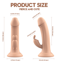 S-Hande G-Spot Dildo Rabbit Vibrator with Suction Cup