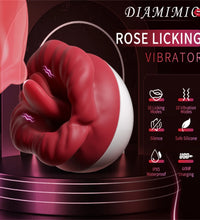 Rose Clit Tongue Licking Vibrator G-spot Stimulator