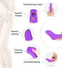 S-Hande Mini Finger Vibrator G Spot Finger Sleeve Vibrator For Female