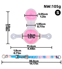 Venusfun BDSM Ball Gag with Liquid Silicone Glass Bead Adjustable Mouth Gag for Couples