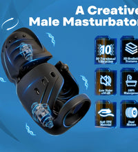 Venusfun App Controlled Automatic Masturbator for Men with 360° Oscillation and 10 Vibration Modes