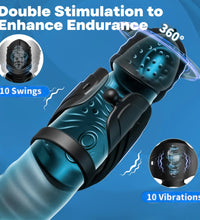 Venusfun App Controlled Automatic Masturbator for Men with 360° Oscillation and 10 Vibration Modes