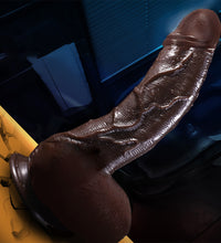 Venusfun 10in Realistic Double-Layer Silicone Dildo With Suction