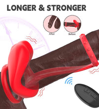 Venusfun Big Mouth Vibrating Cock Ring Penis Ring With 10 Modes