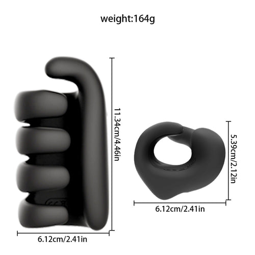 Venusfun 10 Modes Vibrating Finger Stroker Silicone Male Masturbation Cup