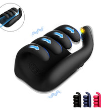 Venusfun 10 Modes Vibrating Finger Stroker Silicone Male Masturbation Cup