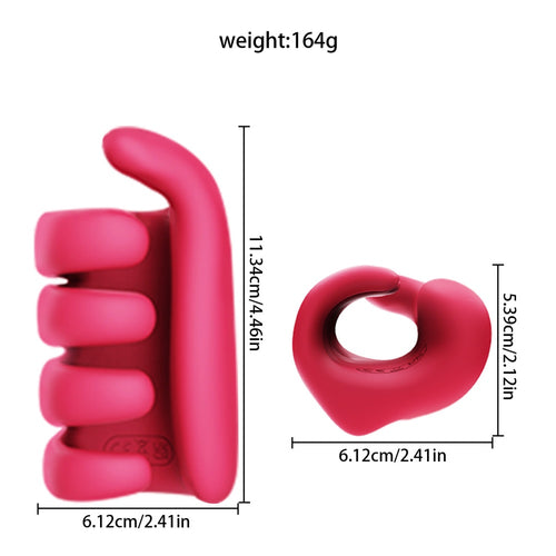 Venusfun 10 Modes Vibrating Finger Stroker Silicone Male Masturbation Cup