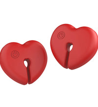 Venusfun Heart Shaped BDSM Vibrator Nipple Toys for Women Multi-Function Silicone with 12 Vibration Modes