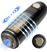 Venusfun Male Masturbator with Telescopic Rotation 3D Soft Sleeve and Intelligent Voice Training