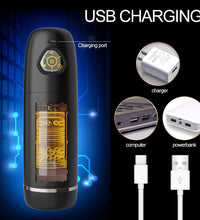 Venusfun Male Masturbator with Telescopic Rotation 3D Soft Sleeve and Intelligent Voice Training