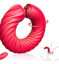 Venusfun 3 in 1 Vibrating Cock Rings for Men Silicone Multi Sensation 180° Rotation