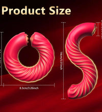 Venusfun 3 in 1 Vibrating Cock Rings for Men Silicone Multi Sensation 180° Rotation