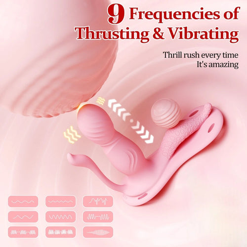 Venusfun Remote Control Wearable Seat Cushion Egg Vibrator for Women with 9 Modes Hands Free