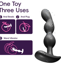 Venusfun App Controlled Thrusting Vibrating Anal Beads for Couples Soft Silicone 9 Modes