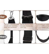 Venusfun Plush Leather Swing with Widen Cushion Seat For BDSM