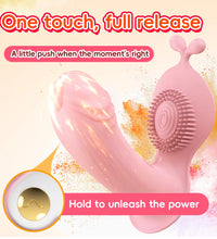 Venusfun Bunny Wearable Egg Vibrator Licking Tongue Dual Motor for Women