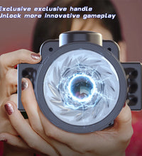 Venusfun Camera Style Split Electric Male Masturbator with Telescopic and Rotating Vibration