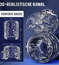 Venusfun Camera Style Split Electric Male Masturbator with Telescopic and Rotating Vibration