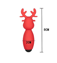 Venusfun Christmas Reindeer Silicone Bullet Vibrator Festive Clitoral Stimulator Egg for Women