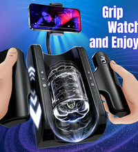 Venusfun D12 B Electric Automatic Male Masturbator Dual Handheld Multi Frequency Thrusting Sex Toy