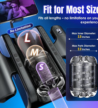 Venusfun D12 B Electric Automatic Male Masturbator Dual Handheld Multi Frequency Thrusting Sex Toy