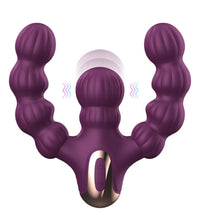Venusfun Dual Ended Anal Beads Vibrating Thrusting G-Spot Massager For Female